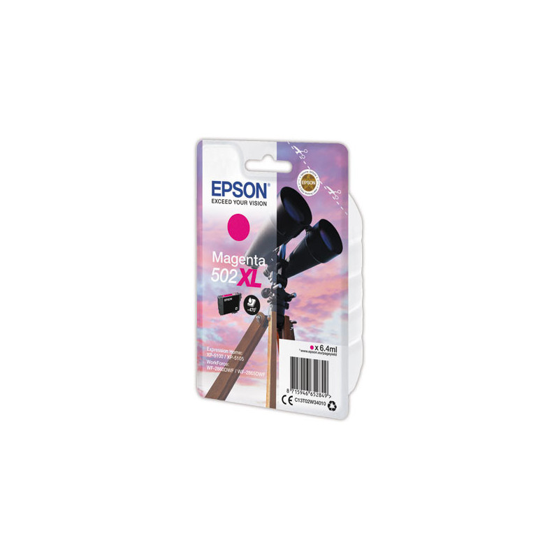 Cartouche Epson 502XL magenta  - Fiducial
