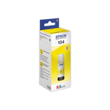 Recharge Jet d'encre EPSON 104 jaune  - Fiducial