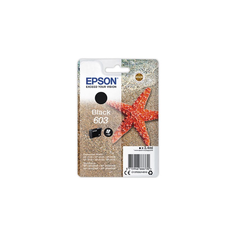 Cartouche Epson 603 noire  - Fiducial