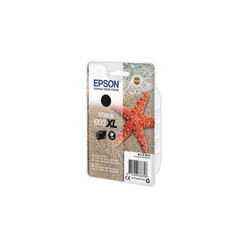 Cartouche Epson 603 XL noire  - Fiducial