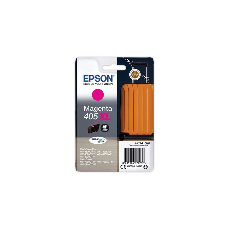 Cartouche Jet d'encre EPSON 405XL magenta  - Fiducial