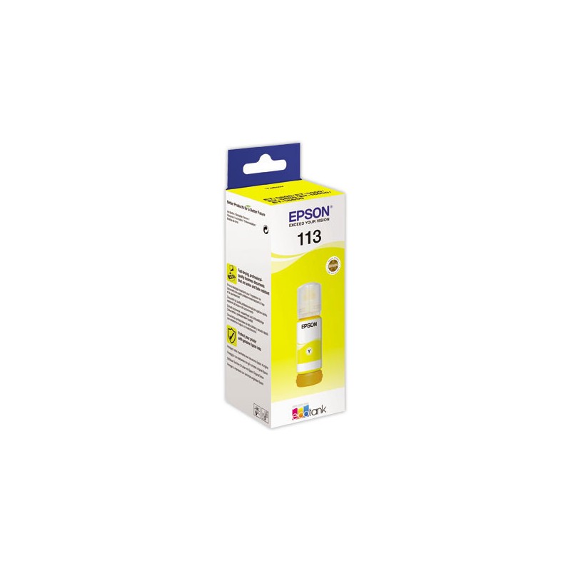 RECHARGE JE EPSON 113 JAUNE  - Fiducial