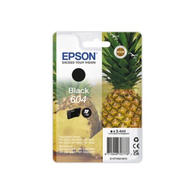 Cartouche Jet d'encre EPSON 604 noir  - Fiducial
