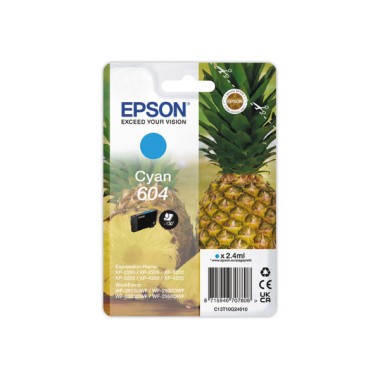 Cartouche Jet d'encre EPSON 604 Cyan  - Fiducial