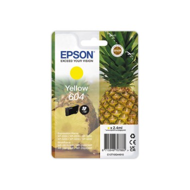 Cartouche Jet d'encre EPSON 604 Jaune  - Fiducial