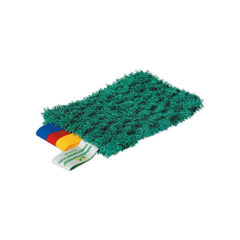Éponge en microfibres 10x14 vert  - Fiducial