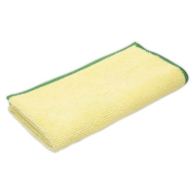 Lavette en microfibres 40 x 40 jaunes  - Fiducial