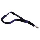 Lacets textile bleu pour badges  x10 - Fiducial