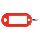 porte-clés avec étiquettes rouges  x100 - Fiducial