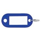 porte-clés avec étiquettes bleus  x100 - Fiducial