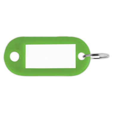porte-clés avec étiquettes verts  x100 - Fiducial