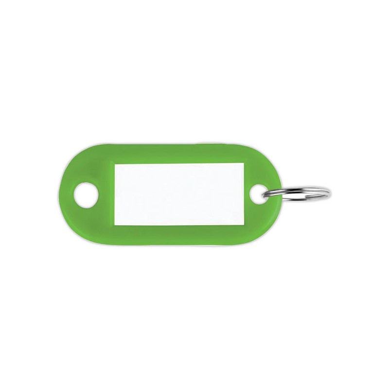 porte-clés avec étiquettes verts  x100 - Fiducial