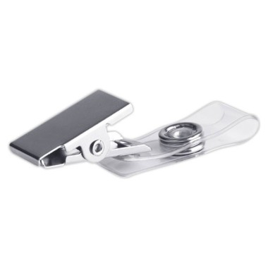 Pinces métalliques pour badge porte cartes  x25 - Fiducial