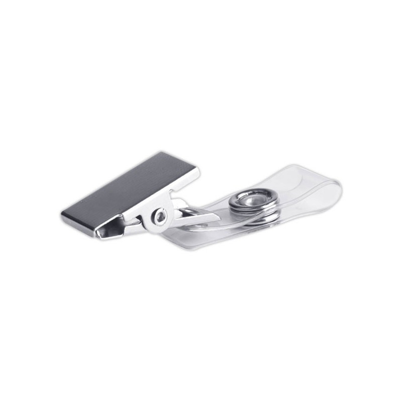 Pinces métalliques pour badge porte cartes  x25 - Fiducial