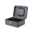 Caissette à monnaie avec serrure cylindrique 20cm gris  - Fiducial