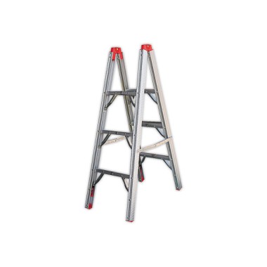 Escabeau 3 marches pliable extra plat  - Fiducial