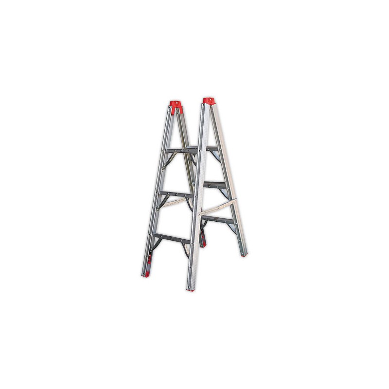 Escabeau 3 marches pliable extra plat  - Fiducial