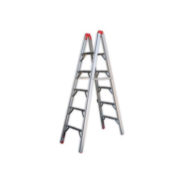 Escabeau 5 marches pliable extra plat  - Fiducial