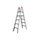 Escabeau 5 marches pliable extra plat  - Fiducial