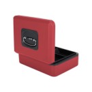 Caissette à monnaie 3 compartiments ouverture bouton poussoir rouge  - Fiducial