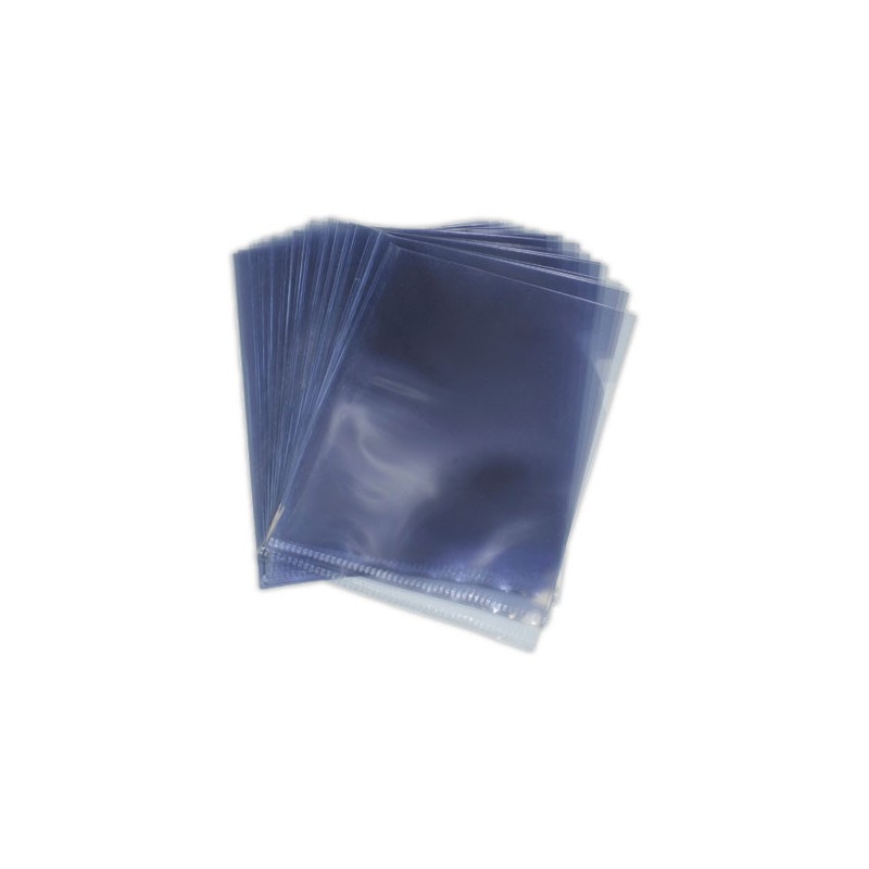 Pochettes ouverture 2 côtés en PVC 15/100e  x100 - Fiducial