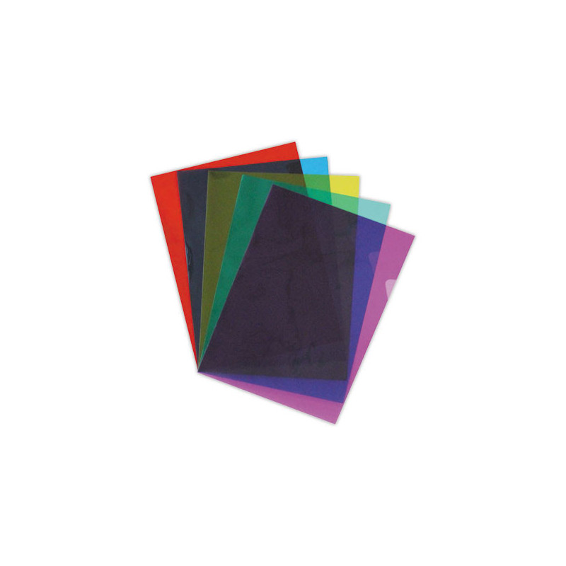 Pochettes coins en PVC 15/100e  x100 - Fiducial