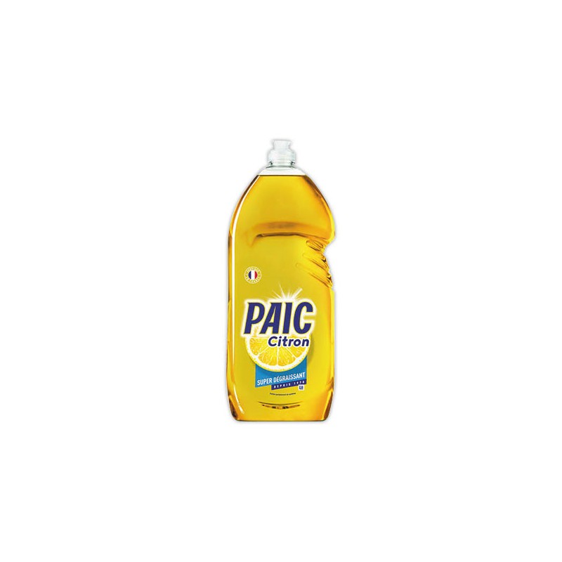 Flacon de liquide vaisselle PAIC Citron - 1,5 l  - Fiducial
