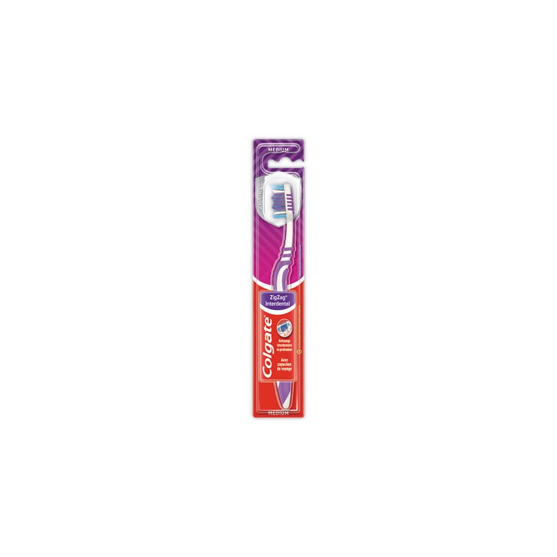 Brosse à dents Colgate Zig Zag Medium  - Fiducial