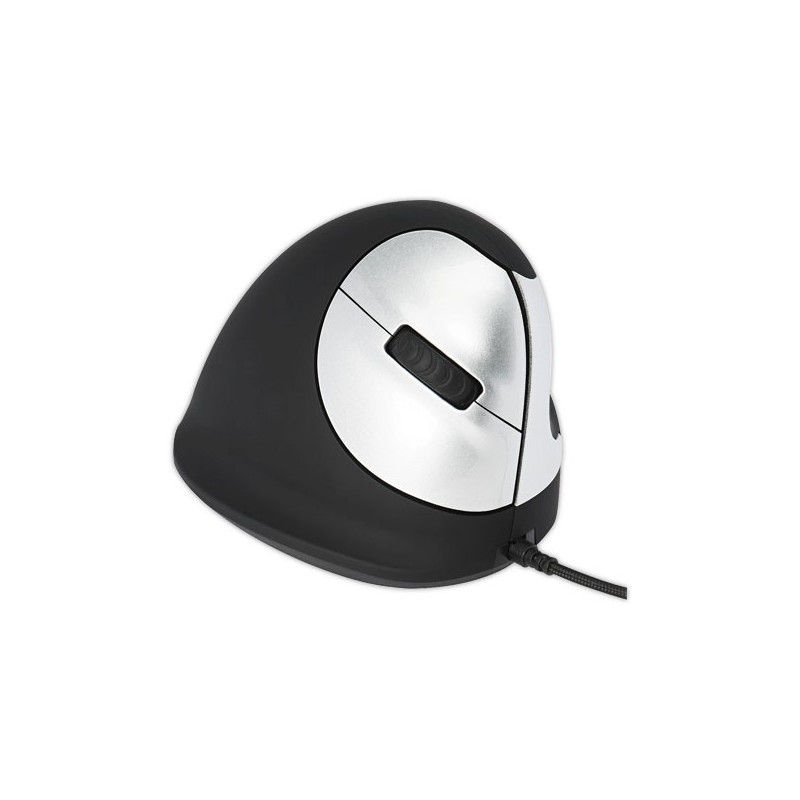 R-Go HE Souris ergonomique verticale filaire droitier modèle moyen  - Fiducial
