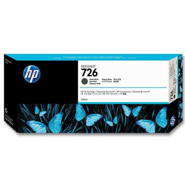 HP 726 cartouche d'encre noire mat CH575A  - Fiducial