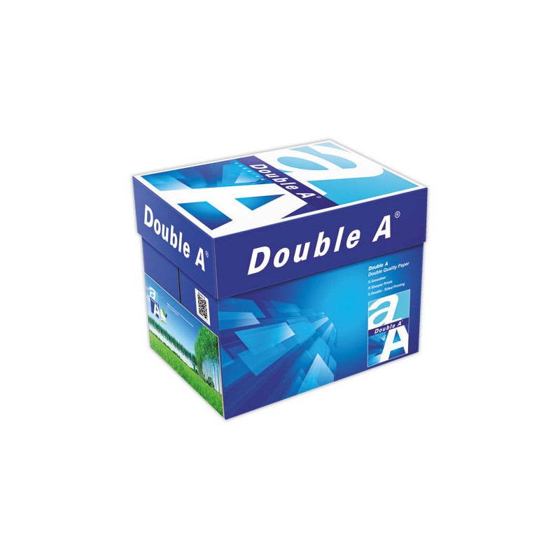 2500 feuilles papier blanc A4 80g DOUBLE A  - Fiducial