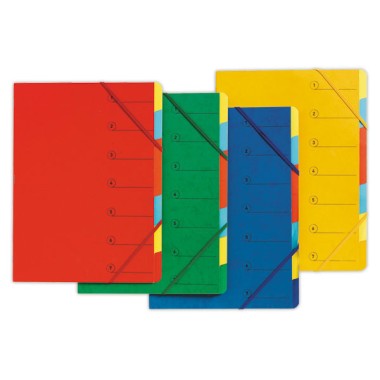 Trieur chemise avec élastiques-7compartiments  - Fiducial