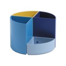 Pot à crayons Quarter Bee Blue couleurs assorties  - Fiducial