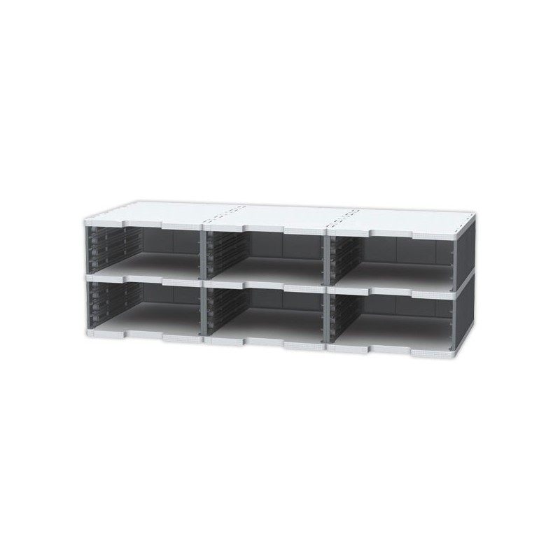 Modules pour monter 6 cases sur 2 ou 3colonnes.  x3 - Fiducial