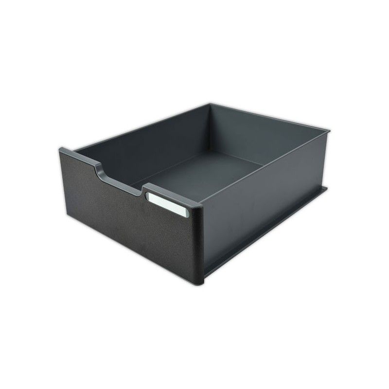 Tiroir jumbo 10,8 cm avec fronton griset porte-étiquette intégré  - Fiducial