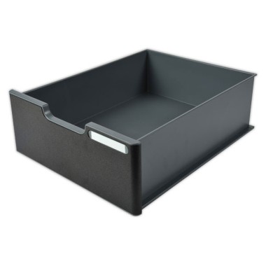 Tiroir jumbo 10,8 cm avec fronton griset porte-étiquette intégré  - Fiducial
