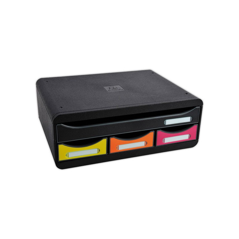 Module de classement 4 tiroirs STORE BOX Arlequin  - Fiducial