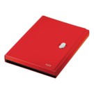 Trieur extensible Leitz en PP recyclé - 6 compartiments - Rouge - Leitz