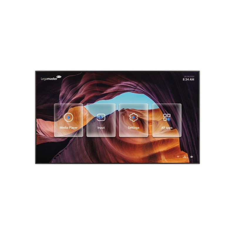 Ecran 75" Discover 2 avec support mobile à hauteur fixe - Legamaster