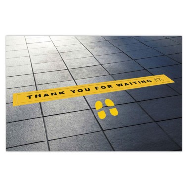 Bandes de signalisation sol x4 - Shopdeschefs