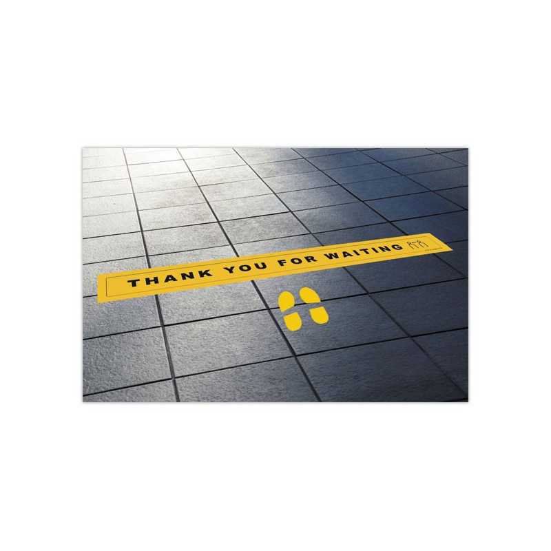 Bandes de signalisation sol x4 - Shopdeschefs