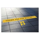 Bandes de signalisation sol x4 - Shopdeschefs