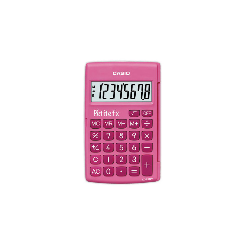 Calculatrice Casio petite FX rose - Casio