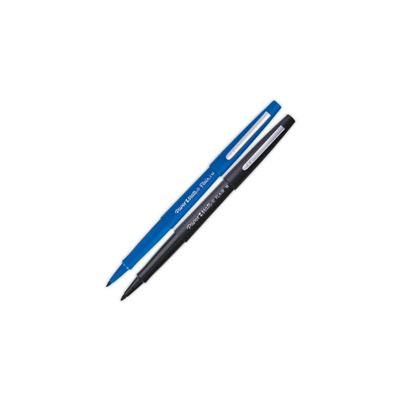 Feutres Flair Original PAPERMATE écrit. moy - Pack 30 + 6 gratuits x36 - Papermate