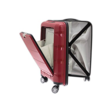 Valise cabine à 4 roulettes avec compartiment PC DAVIDT'S - Rouge - Davidt S Gerst