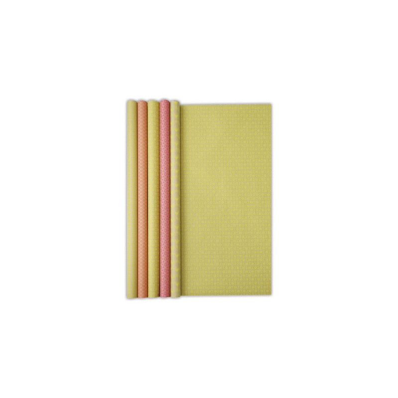 Rouleaux de papier cadeau assortis 2 mx 70 cm x30 - Clairefontaine