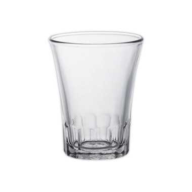 Tasses transparentes AMALFI 9cl en verre x4 - Duralex