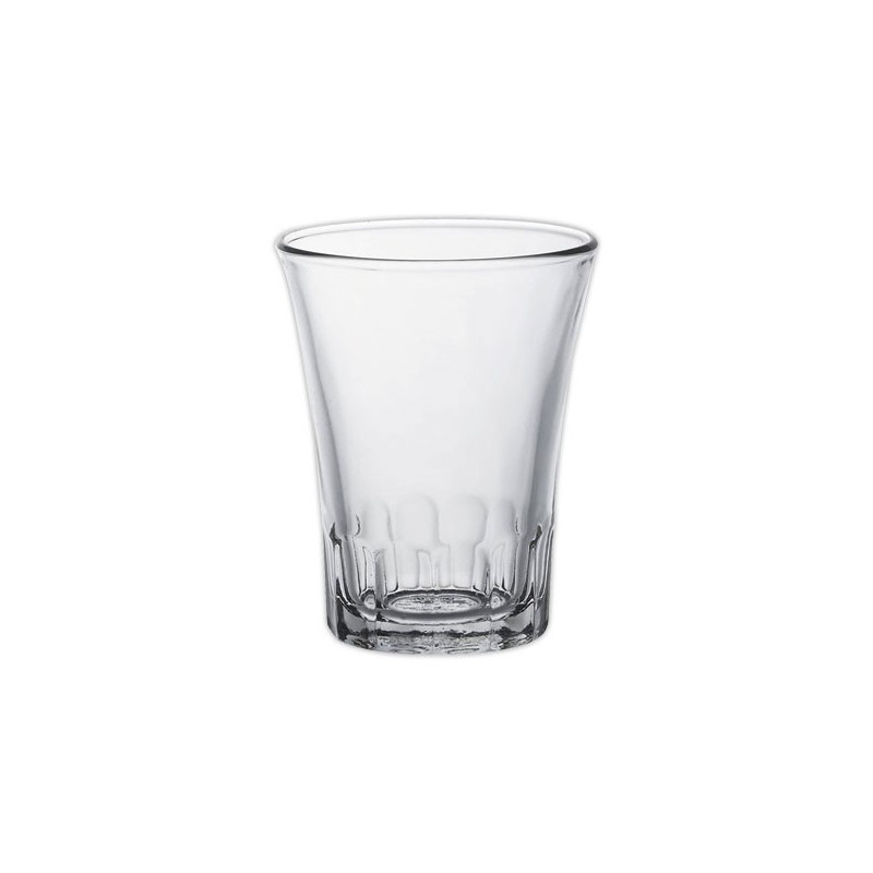 Tasses transparentes AMALFI 9cl en verre x4 - Duralex