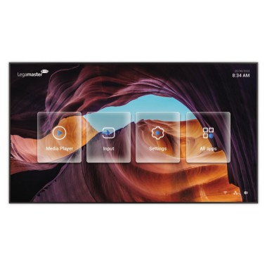Ecran 65" Discover 2 avec support mobile à hauteur fixe - Legamaster