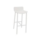 Tabouret haut H 75 cm POPP dossier bas - Shopdeschefs